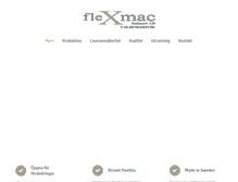 Tablet Screenshot of flexmac.se